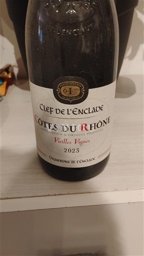 Рона долина Кот дю Рон Clef De L'enclave Vieilles Vignes 2023