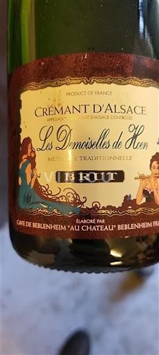 Elzas Crémant d'Alsace Cave De Beblenheim Les Demoiselles de Hon Niet-geïntegreerd