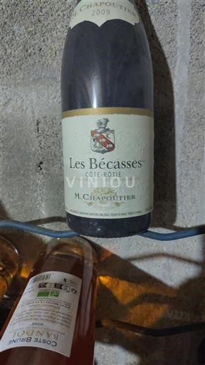 Rhônen laakso Côte-rôtie M. Chapoutier Les Bécasses 2009