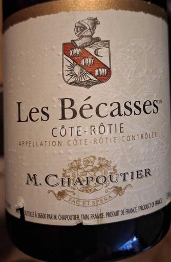 Rhône Valley Côte-Rôtie M. Chapoutier Les Bécasses 2009