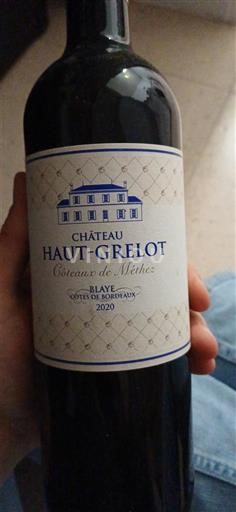 Bordeaux Blaye-côtes-de-bordeaux Château Hautgrelot Coteaux de Méthez 2020