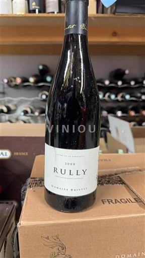 Vin Rouge sec Brintet 2008 France Bourgogne Rully AOC