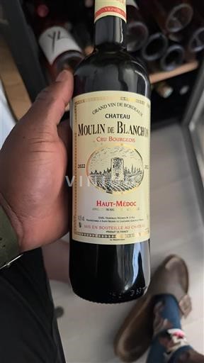 Bordeaux Haut-Médoc Cru Bourgeois Château Moulin De Blanchon 2022