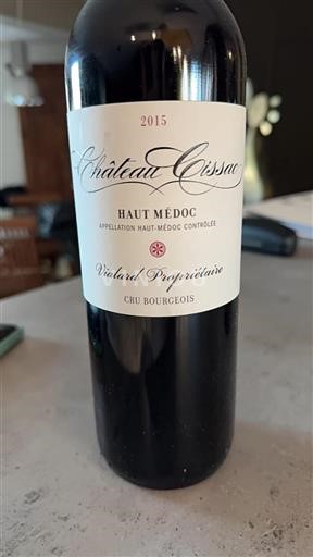 Burdeos Haut-Médoc Cru Bourgeois Château Cissac 2015