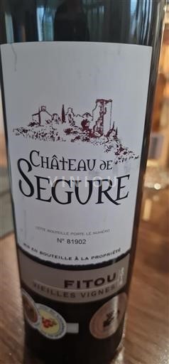 Languedoc Fitou Château Ségure Vieilles Vignes 2019