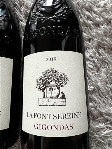 Thung lũng Rhône Gigondas La Font Sereine 2019