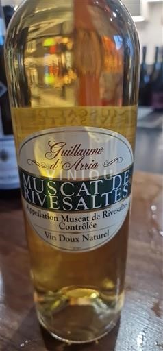 Roussillon Muscat de Rivesaltes Guillaume Arria Non-Vintage
