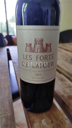 Bordeaux Pauillac Château Latour Les Forts de Latour 2012