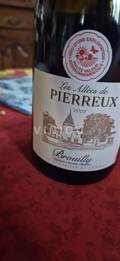 Beaujolais Brouilly Château Pierreux Les Allées de Pierreux 2022