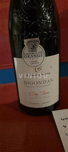 Rhônen laakso Gigondas Gabriel Meffre Instants Rares 2018