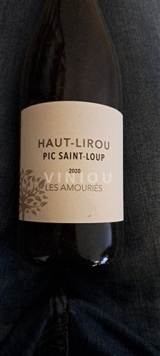 Languedoc Pic-saint-loup Hautlirou Les Amouriés 2020