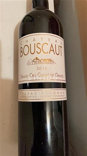 Bordeaux Pessac-Léognan Grand Cru Château Bouscaut 2016