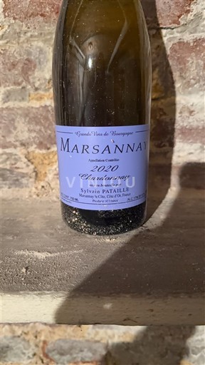 Burgundi Marsannay Sylvain Pataille 2020