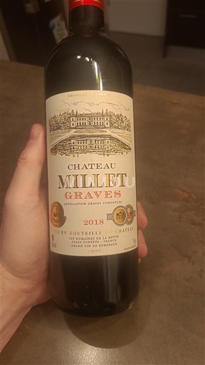 Bordeaux Graves Château Millet 2018