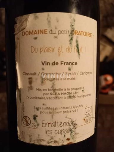 Languedoc Ikke specificeret Domaine Petit Oratoire En Attendant les Copains 2019