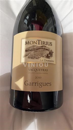 Rhônetal Vacqueyras Montirius Garrigues 2019