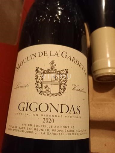 Rhône-dalen Gigondas Moulin De La Gardette La Ventabrun 2020