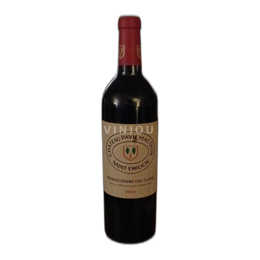 Bordeaux Saint-Émilion Premier Grand Cru Classé Château Pavie Macquin 2020