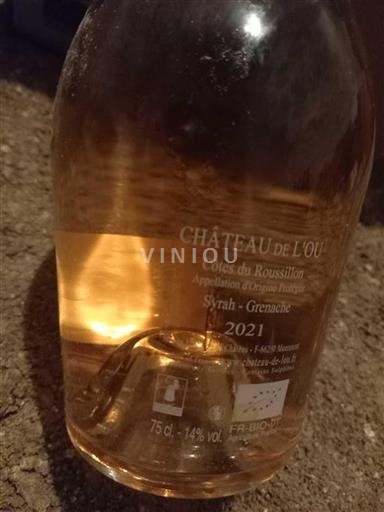 Roussillon Côtes-du-Roussillon Château L'ou Syrah - Grenache 2021