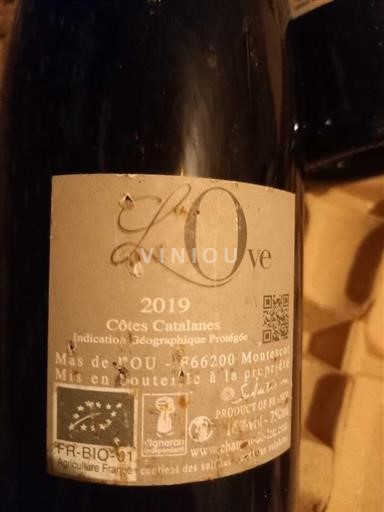 Languedoc and Roussillon Côtes Catalanes Mas De L'ouvé L'ové 2019