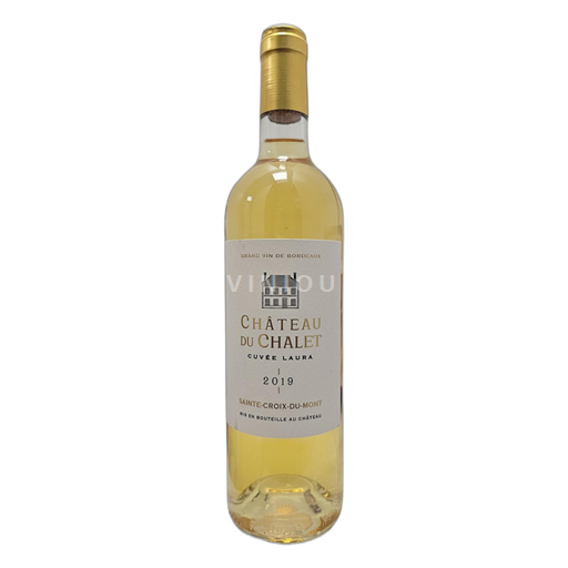 Vin Blanc sec Cuvée Laura Château Chalet 2019 France Bordeaux Sainte-Croix-Du-Mont AOC