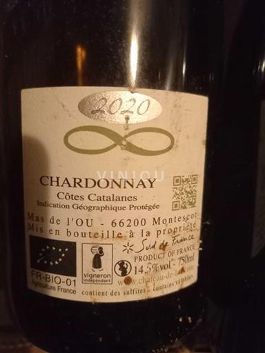 Languedoc and Roussillon Côtes Catalanes Mas De L'ou 2020