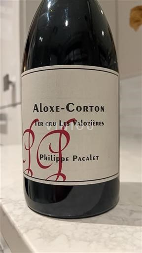 Bourgogne Aloxe-Corton Premier Cru Domaine Philippe Pacalet Les Valozières 2016