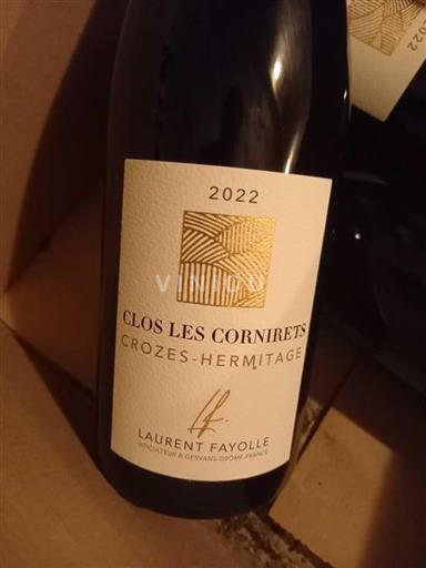 Valle del Rodano Crozes-Hermitage Laurent Fayolle Clos Les Cornirets 2022