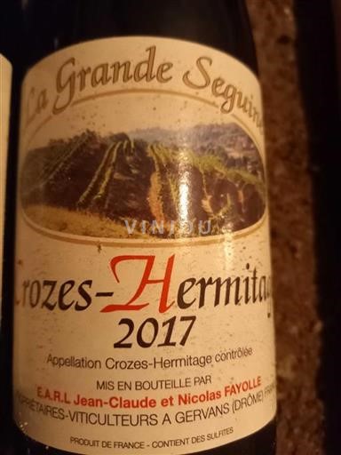 Rhônetal Crozes-Hermitage La Grande Seguine 2017