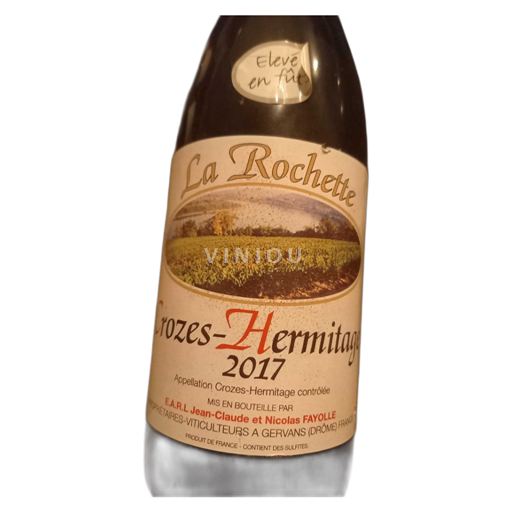 Rona dolina Crozes-hermitage La Rochette 2017