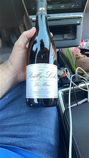 Vin Blanc sec Les Mûres Les Grands Crus Blancs 2023 France Bourgogne Pouilly-loché AOC