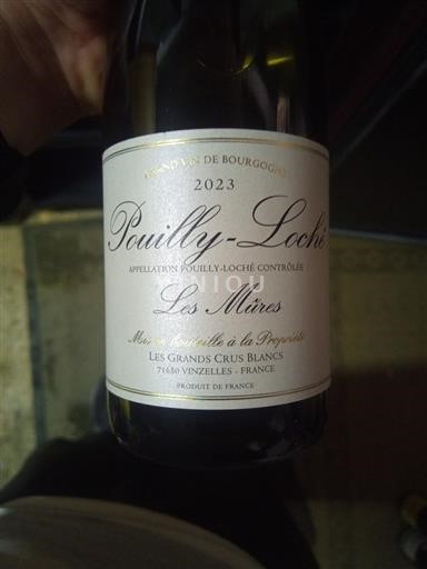 Burgundsko Pouilly-Loché Les Grands Crus Blancs Les Mûres 2023