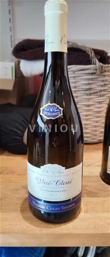 Vin Blanc sec Les Demoiselles Maison Colin Seguin 2023 France Bourgogne Viré-clessé AOC