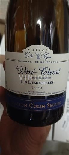Bourgondië Viré-Clessé Maison Colin Seguin Les Demoiselles 2023
