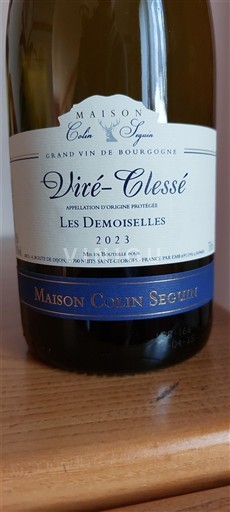Burgundy Viré-clessé Maison Colin Seguin Les Demoiselles 2023