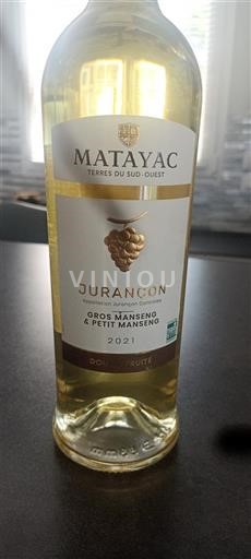 Zuidwest-Frankrijk Jurançon Matayac Doux et Fruité 2021