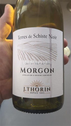 Vinos Rouge sec Terres de Schiste Noir J. Thorin 2023 Francia Beaujolais Morgon AOC