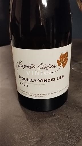 Bourgogne Pouilly-vinzelles Domaine Sophie Cinier 2022