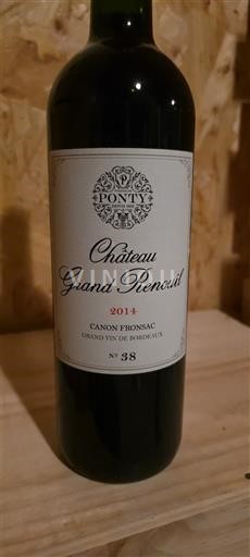 Bordeaux Canon-Fronsac Château Grand Renouil 2014