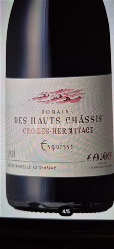 Rhône-dalen Crozes-Hermitage Domaine Des Hauts Châssis Esquisse 2024