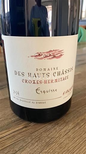 Rhône-dalen Crozes-Hermitage Domaine Des Hauts Châssis Esquisse 2024