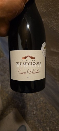 Corse Không được chỉ định Domaine Fiumicicoli Vassilia 2017