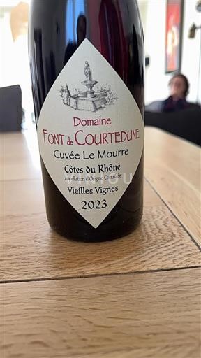Rona dolina Côtes-du-Rhône Domaine Font De Courtedune Le Mourre 2023