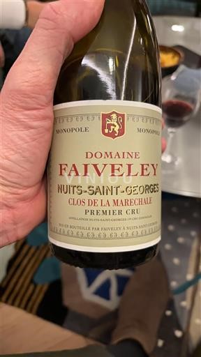 Bourgondië Nuits-saint-georges Premier Cru Domaine Faiveley Clos de la Maréchale Niet-geïntegreerd