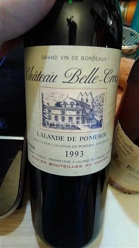 Bordeaux Lalande-de-pomerol Château Bellecroix 1993