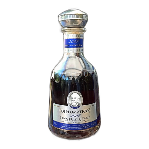 Rum Oud Diplomatico - Single Vintage  Destilerias 12a - 2007 Venezuela Niet gespecificeerd