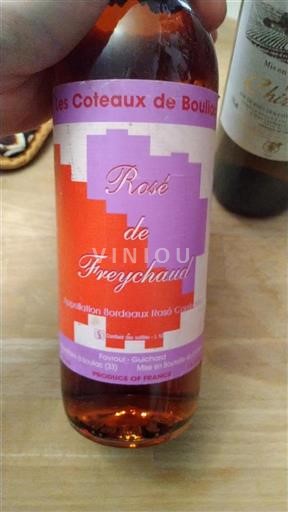 Bordeaux Bordeaux rosé Les Coteaux De Bouliac Rosé de Freychaud Neročník