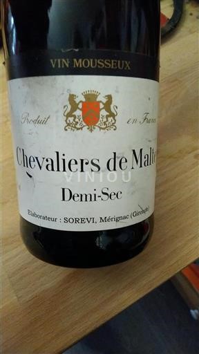 Bordeaux Nespecifikováno Chevaliers De Malte Demi-Sec Neročník