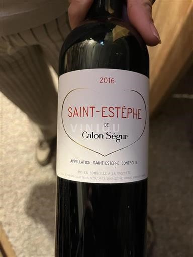 Bordeaux Saint-Estèphe Calon Ségur Saint-Estèphe de Calon Ségur 2016