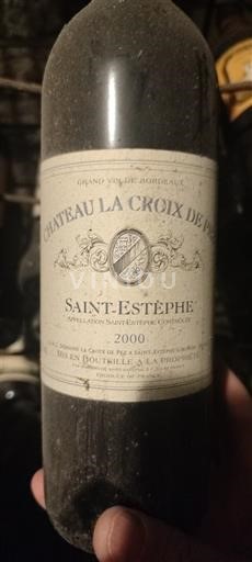 Bordeaux Saint-Estèphe Château La Croix de Pez 2000